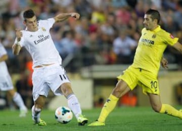 Villarreal - Real Madrid. Gareth Bale en su primer partido con los blancos.