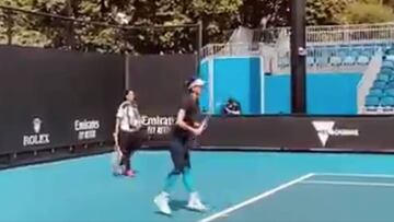 Muguruza aprieta antes de enfrentarse a Pavlyuchenkova