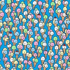Reto visual: Encuentra la paleta escondida entre los helados