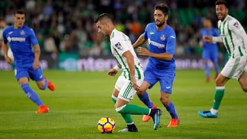 Resumen Betis 2 -Getafe 2: Boudebouz rescata un punto