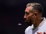Hector Herrera of Toluca during the quarter-final second match between Toluca and FC Juarez as part of the Liga BBVA MX, Torneo Apertura 2025 at Nemesio Diez Stadium, on November 29, 2025 in Toluca, Estado de Mexico, Mexico.