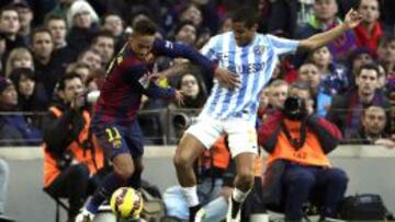 Rosales: "Ante el Barça jugué mi mejor partido como malaguista"