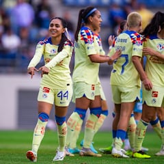 Jugadora del América Femenil llora en entrevista, por dedicarle su primer gol a su mamá
