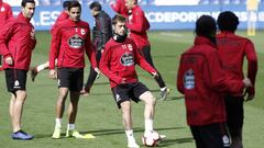 05/03/19 DEPORTIVO DE LA CORU&Ntilde;A ENTRENAMIENTO  EN RIAZOR
 FEDE CARTABIA