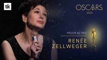 Renée Zellweger, ganadora del Oscar a mejor actriz 2020 por Judy