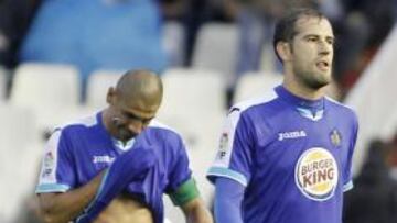 Los jugadores, cabizbajos.