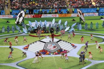 La inauguración del Mundial de Rusia en imágenes