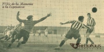 Liga Primera División-Temporada 1934-35-Metropolitano: Athc. Madrid-4 BETIS BALOMPIÉ-2.
