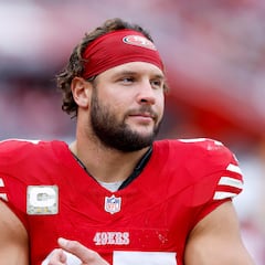 Why isn't Nick Bosa playing for the 49ers against the Bills in week 13? When will he be back?
