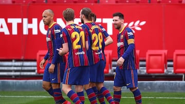 Barcelona mantiene amplias posibilidades de poder ser campe&oacute;n de La Liga, pero ser&aacute; importante que venzan este lunes al Real Valladolid en el Camp Nou.