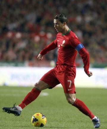 Partido de ida Portugal-Suecia. Cristiano Ronaldo.