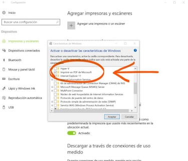 Cómo crear un PDF de cualquier archivo o web sólo con Windows 10