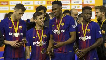 Mina, "més que un títol"... Gol, baile y sonrisa de Valverde