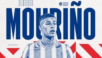 Oficial: Mouri?o, jugador del Atl¨¦tico hasta 2028