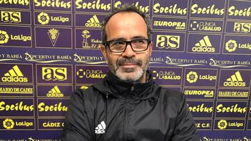 Álvaro Cervera, técnico del Cádiz.