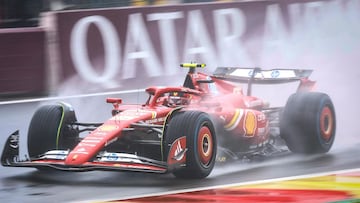 Carlos Sainz (Ferrari SF-24). Spa-Francorchamps, B¨¦lgica. F1 2024.