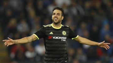 Cesc Fábregas, durante un partido con el Chelsea.