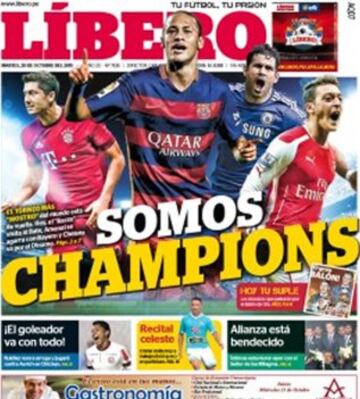 Portadas de la prensa deportiva