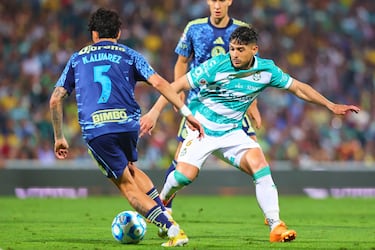 América, con uno más, no pasa del empate ante Santos Laguna