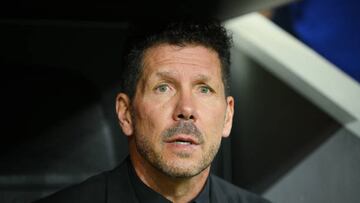 Simeone, al frente del equipo.