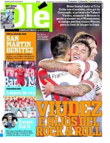 Portadas de la prensa deportiva