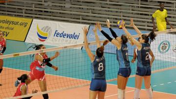 Perú derrota a Argentina en el Sudamericano de voleibol