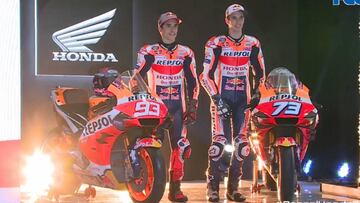 Los Márquez ya son la pareja oficial del Repsol Honda