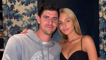 Thibaut Courtois le dedica un románticos post a su chica.