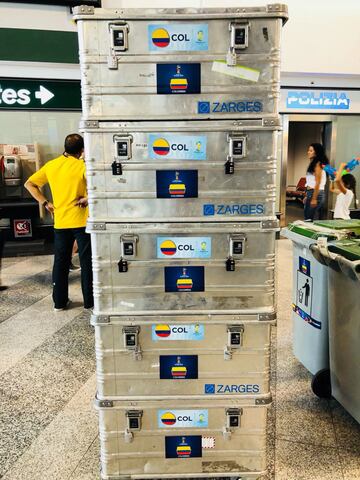La Selección Colombia lista para viajar a Kazán, sede de Colombia durante la Copa Mundo.