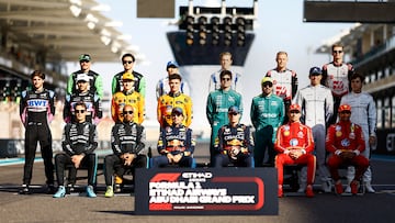 Los pilotos de la temporada de F1 2024.