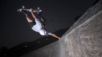 Marcelo Jimenez performs  in Santiago, Chile on January 3, 2018 // Nicolas Gantz / Red Bull Content Pool // SI201802050192 // Usage for editorial use only // 