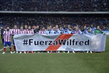 El 24 de enero de 2014 durante el partido de liga entre el Atlético de Madrid y el Rayo Vallecano, los jugadores portaron una pancarta para dar ánimos a Wilfred en su lucha contra el cáncer.