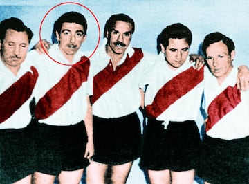 Fue integrante de la delantera del célebre equipo de River Plate conocido como La Máquina, formada por José Manuel Moreno, Juan Carlos Muñoz, Adolfo Pedernera y Félix Loustau. Jugó dos décadas en el Millonario, donde estuvo hasta 1959.