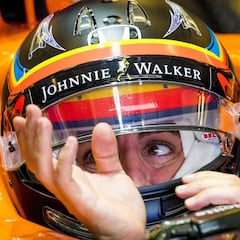 Alonso. “¿Sainz? Muy bien, que disfrute estas cuatro carreras”