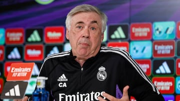 Ancelotti spoke to the press about the Barçagate scandal, Osasuna, Liverpool, Benzema, and more.