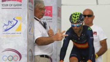 Alejandro Valverde, enfermo, no toma la salida en la última etapa
