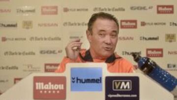 Juan Ignacio Martínez, entrenador del Valladolid.