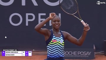 Noma Noha Akugue vence a Diana Shnaider y accede a la final del torneo de Hamburgo