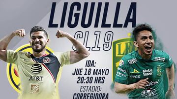 Am&eacute;rica &ndash; Le&oacute;n en vivo: Liga MX, Semifinales del Clausura 2019