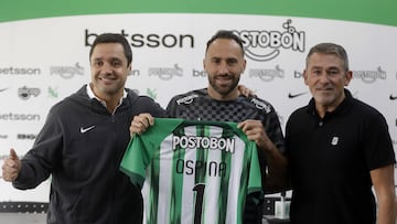 Atlético Nacional de Colombia presenta a David Ospina