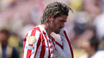 De Paul, con gesto serio, tras la eliminación del Atlético en el Mundial de clubes.