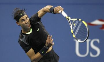 Nadal completed his career Slam at the US Open the same year, beating Novak Djokovic 6-4, 5-7, 6-4, 6-2.