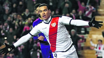 De Tomás le marcó esta última jornada un hat-trick al Celta (4-2) y suma ocho goles en Liga.