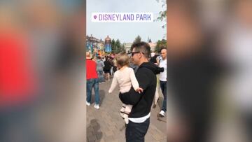 El Simeone más tierno: así pasó el día con su hija en Disneyland