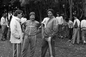 Técnico y asistente técnico de Atlético Nacional en 1989.