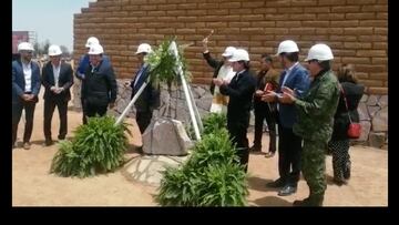 Así fue la presentación de la primera piedra del Centro de Entrenamiento de Mineros Zacatecas