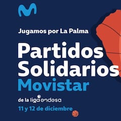 "Jugamos por La Palma", la acción solidaria de Movistar y la ACB