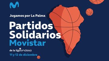 Partidos Solidarios Movistar 'Jugamos por La Palma'.