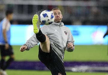 El 'Niño malcriado' se estrenó como goleador en el DC United y así calentaba motores.