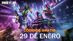 Códigos Free Fire de hoy 29 de enero de 2022; todas las recompensas gratis